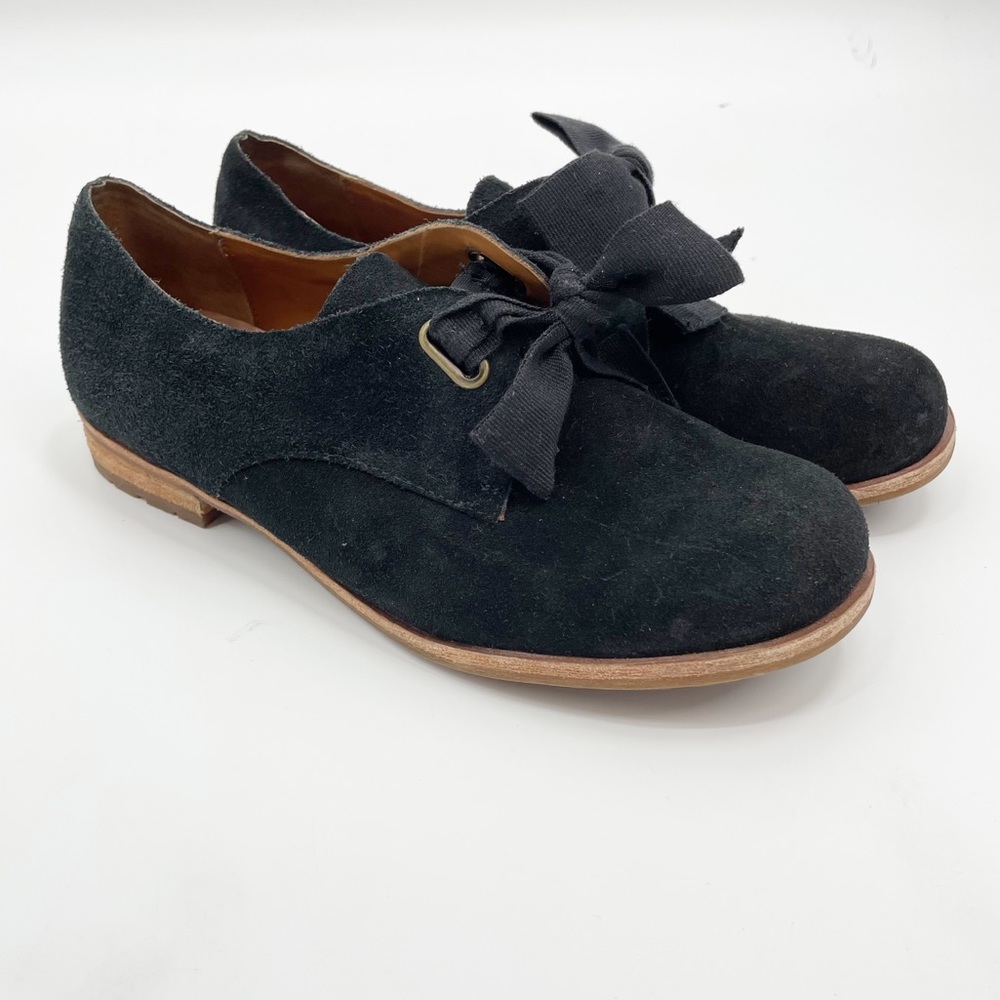 Kork-Ease Black Beryl Suede Oxford Loafers Shoes 9